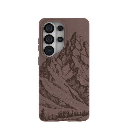 Chocolate Brown Silent Summit Samsung Galaxy S26 Ultra Case