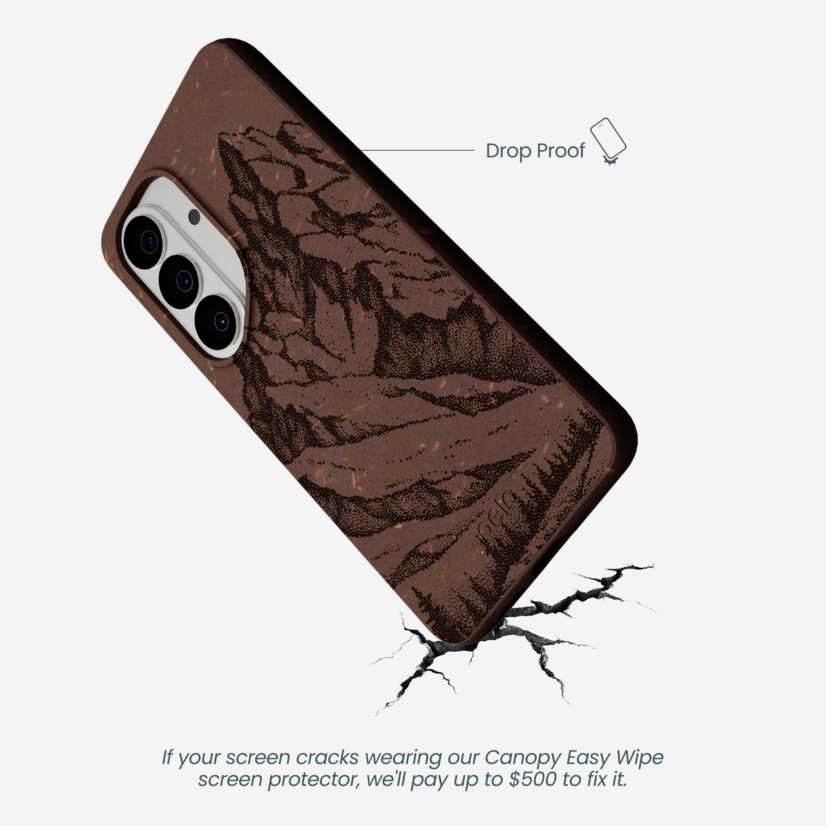 Chocolate Brown Silent Summit Samsung Galaxy S26 Case