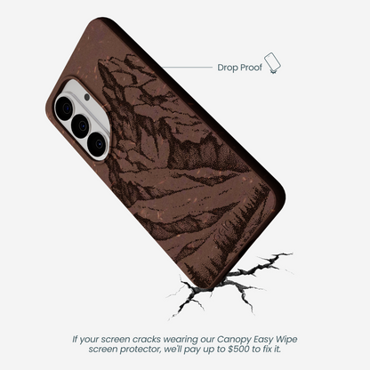 Chocolate Brown Silent Summit Samsung Galaxy S26 Case