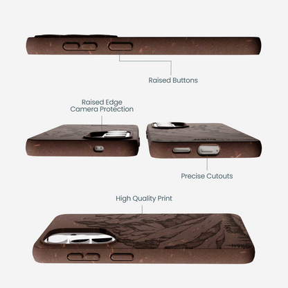 Chocolate Brown Silent Summit Samsung Galaxy S26 Case