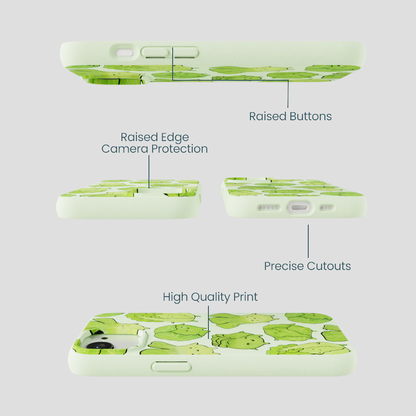 Sage Green Silly Cabbage iPhone 16e/17e Case