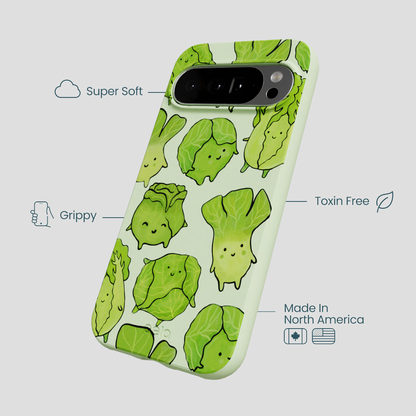 Sage Green Silly Cabbage Google Pixel 10 Pro XL Case