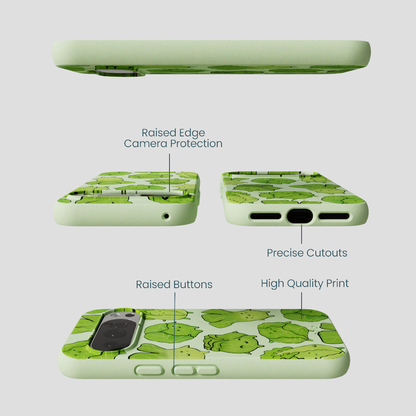 Sage Green Silly Cabbage Google Pixel 10/10 Pro Case