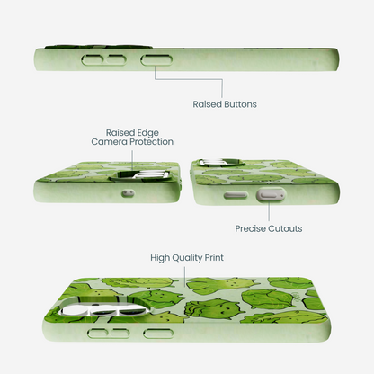 Sage Green Silly Cabbage Samsung Galaxy S26 Case