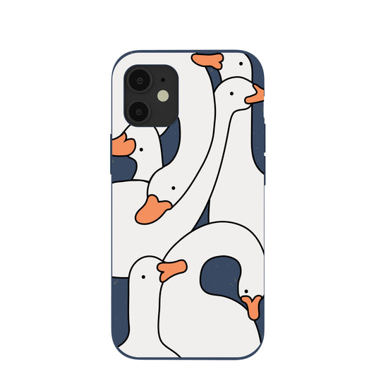 Navy Blue Silly Goose iPhone 12 Mini Case