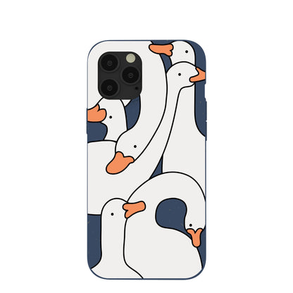 Navy Blue Silly Goose iPhone 12 Pro Max Case