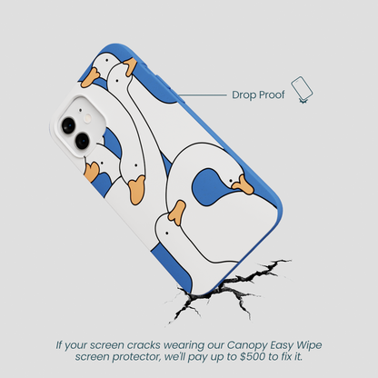 Electric Blue Silly Goose iPhone 12/ iPhone 12 Pro Case