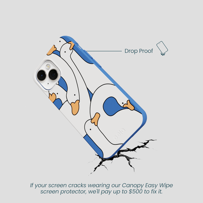 Electric Blue Silly Goose iPhone 13 Mini Case