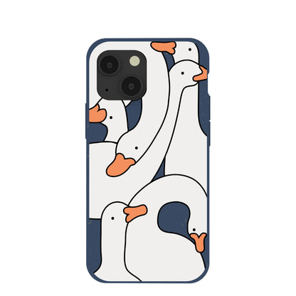 Navy Blue Silly Goose iPhone 13 Mini Case