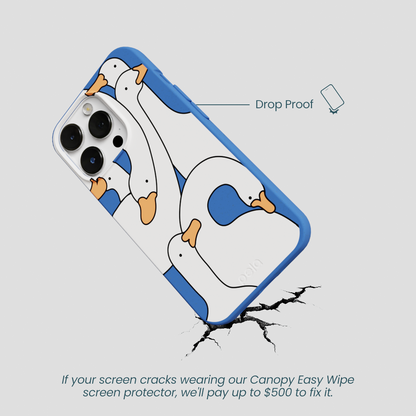 Electric Blue Silly Goose iPhone 13 Pro Case