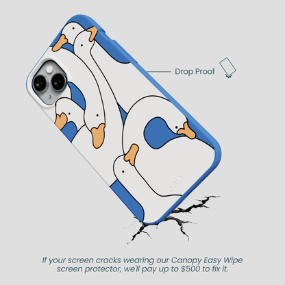 Electric Blue Silly Goose iPhone 15 Plus Case