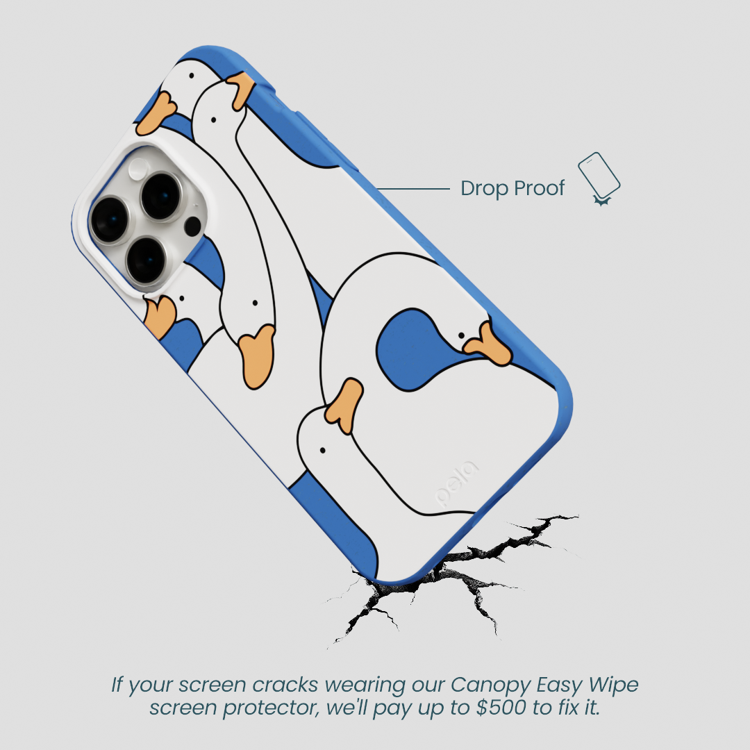 Electric Blue Silly Goose iPhone 15 Pro Max Case