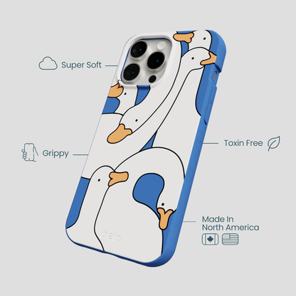 Electric Blue Silly Goose iPhone 15 Pro Max Case