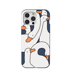 Navy Blue Silly Goose iPhone 15 Pro Max Case