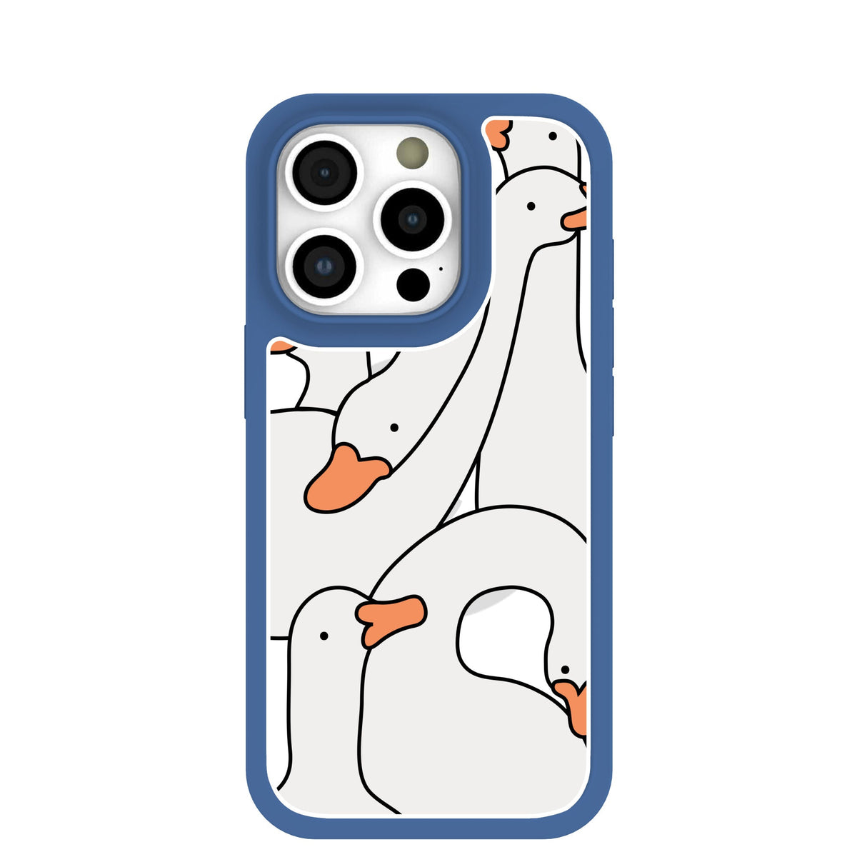 Clear Silly Goose iPhone 16 Pro Case With True Blue Ridge (MagSafe included)