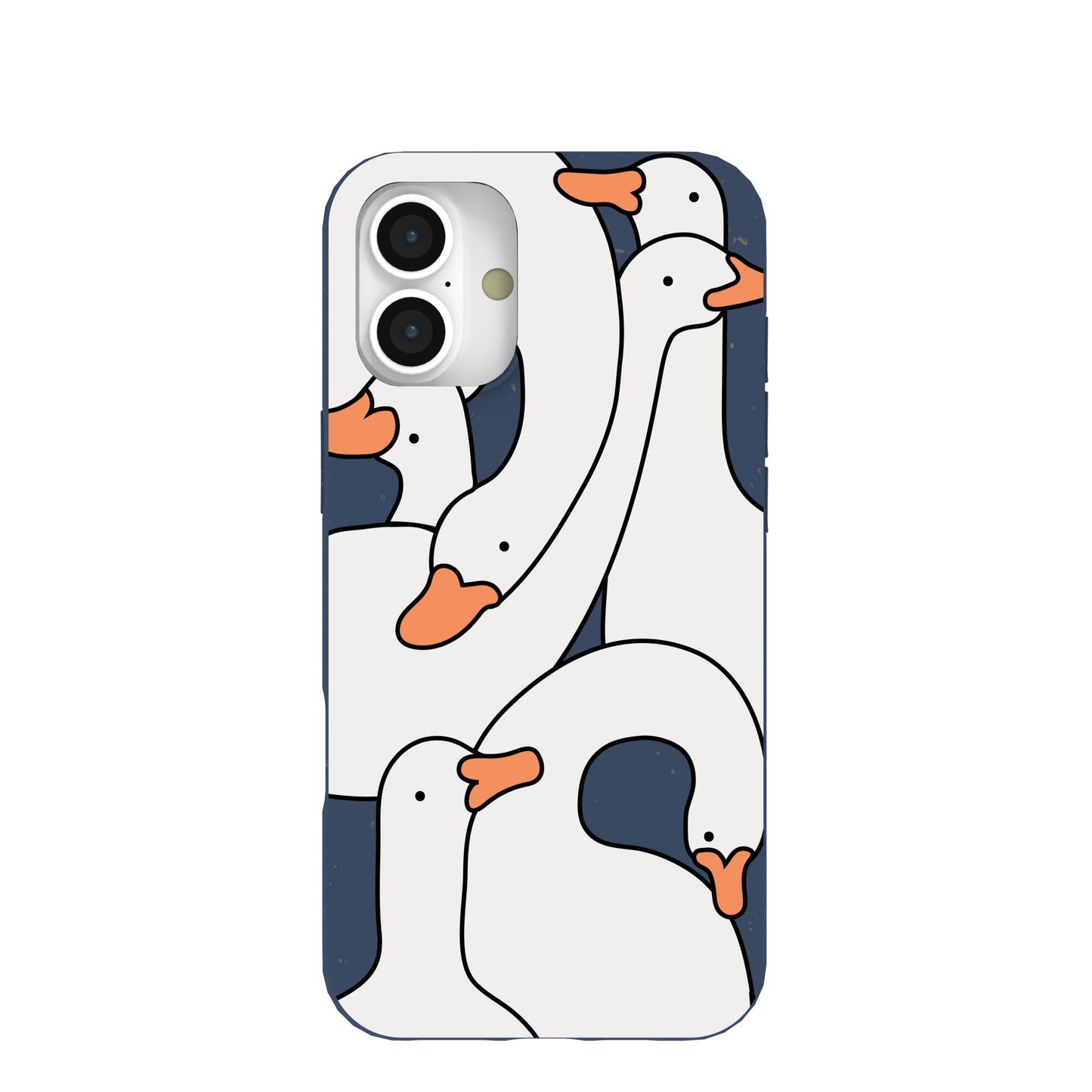Navy Blue Silly Goose iPhone 16 Plus Case
