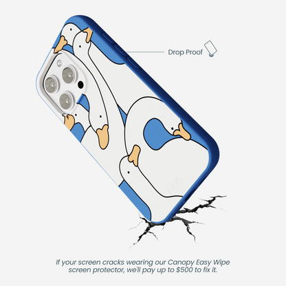 Electric Blue Silly Goose iPhone 16 Pro Max Case