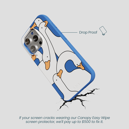Electric Blue Silly Goose iPhone 16 Pro Case