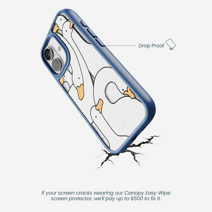 Clear Silly Goose iPhone 17 Case With True Blue Ridge (MagSafe included)