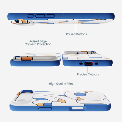 Electric Blue Silly Goose iPhone Air Case