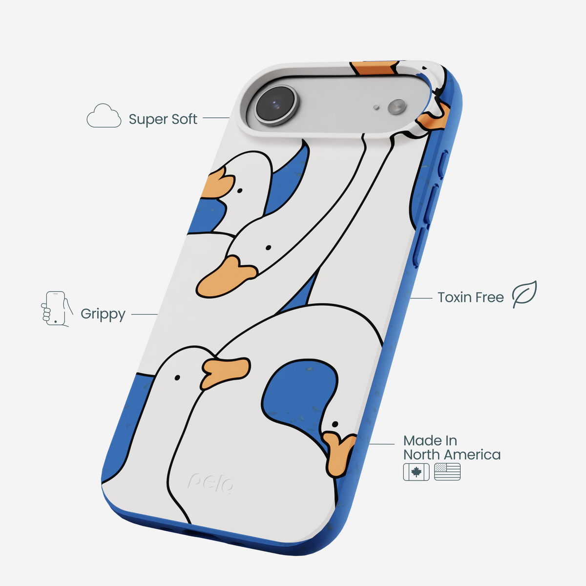 Electric Blue Silly Goose iPhone Air Case