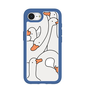 Clear Silly Goose iPhone 16e/17e Case With True Blue Ridge (MagSafe included)