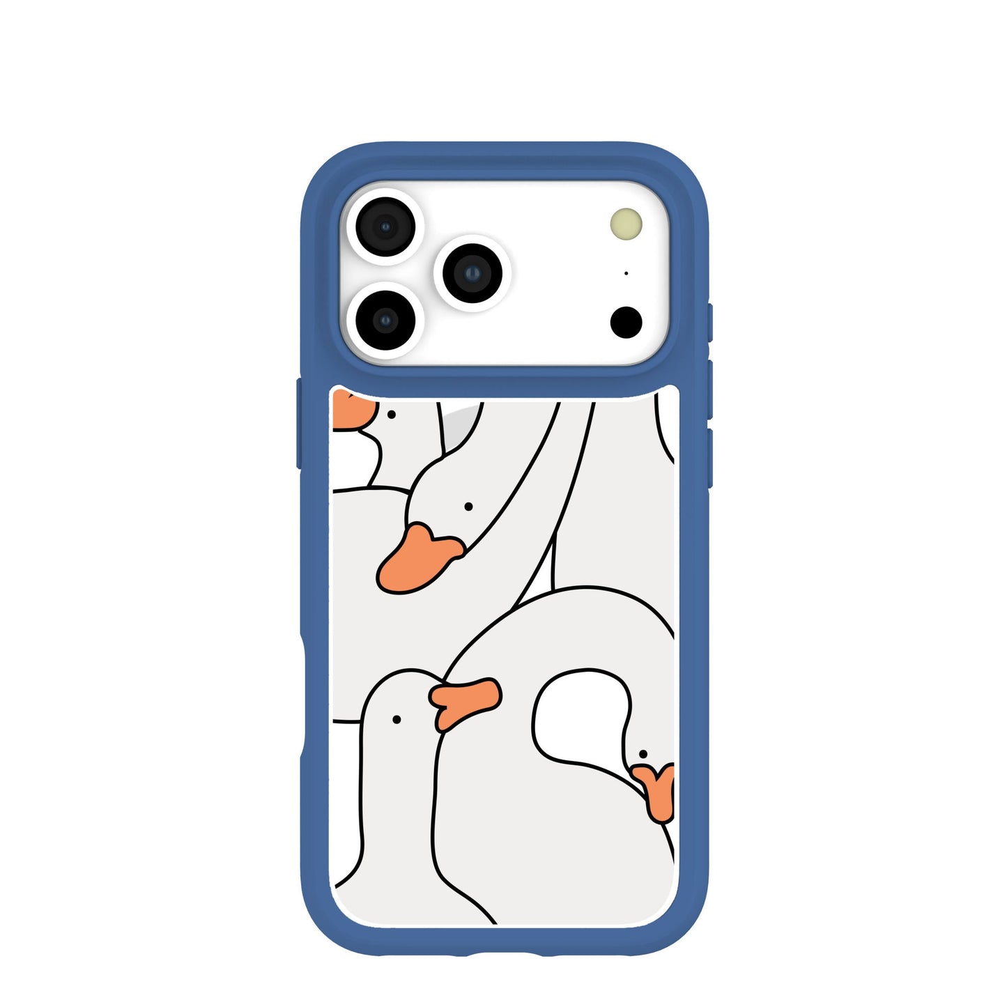 Clear Silly Goose iPhone 17 Pro Max Case With True Blue Ridge (MagSafe included)