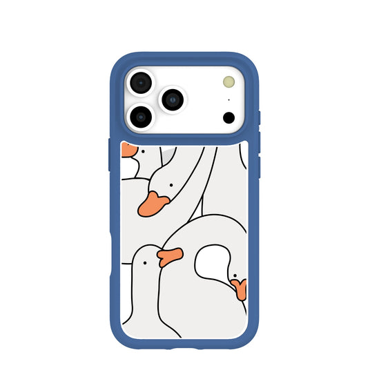 Clear Silly Goose iPhone 17 Pro Max Case With True Blue Ridge (MagSafe included)