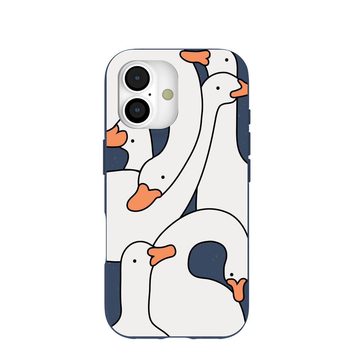 Navy Blue Silly Goose iPhone 17 Case
