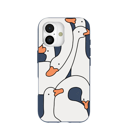 Navy Blue Silly Goose iPhone 17 Case