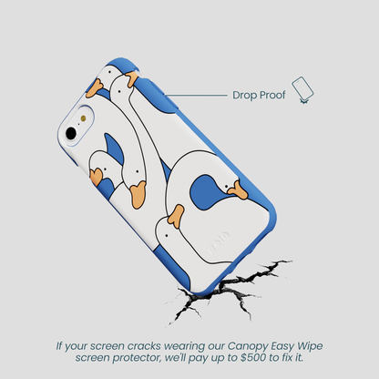 Electric Blue Silly Goose iPhone 6/6s/7/8/SE Case