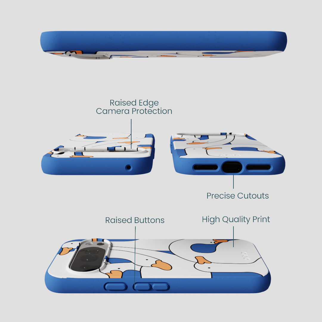 Electric Blue Silly Goose Google Pixel 10/10 Pro Case