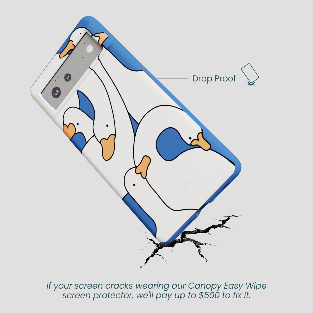 Electric Blue Silly Goose Google Pixel 6a Case