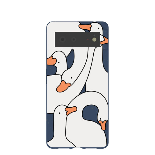 Navy Blue Silly Goose Google Pixel 6 Case