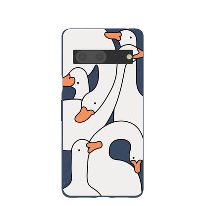 Navy Blue Silly Goose Google Pixel 7 Case