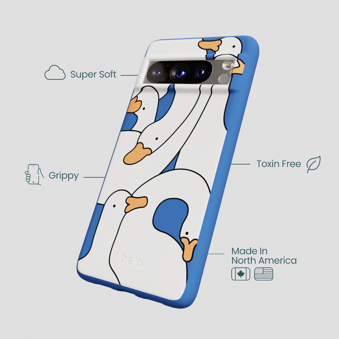 Electric Blue Silly Goose Google Pixel 8 Pro Case