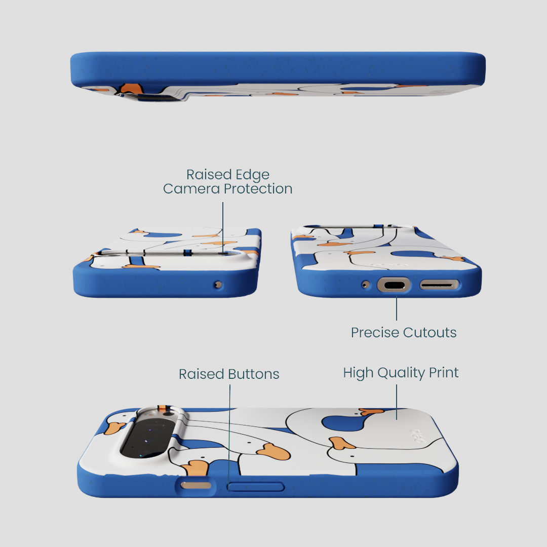 Electric Blue Silly Goose Google Pixel 9/9 Pro Case