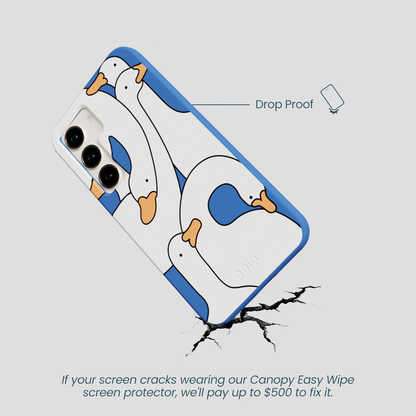 Electric Blue Silly Goose Samsung Galaxy S24 Case