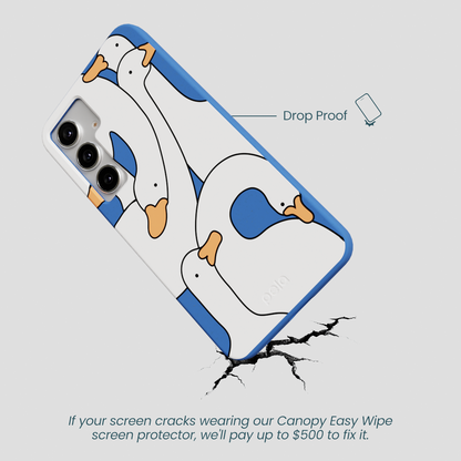 Electric Blue Silly Goose Samsung Galaxy S25+(Plus) Case
