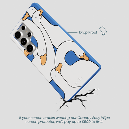 Electric Blue Silly Goose Samsung Galaxy S25 Ultra Case