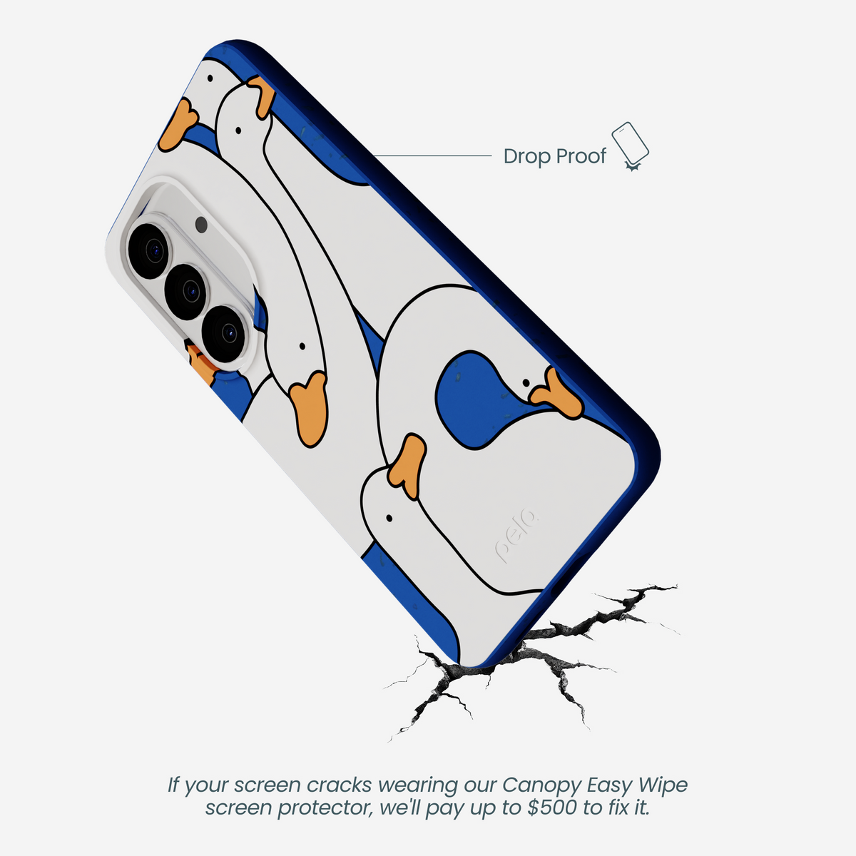 Electric Blue Silly Goose Samsung Galaxy S26 Case