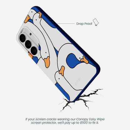 Electric Blue Silly Goose Samsung Galaxy S26 Case