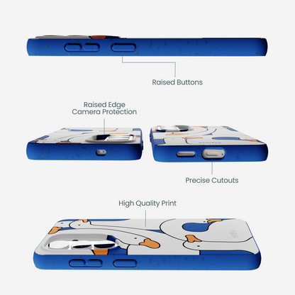 Electric Blue Silly Goose Samsung Galaxy S26 Case