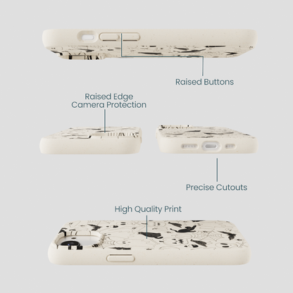 London Fog Sketchy Spirits iPhone 16e/17e Case