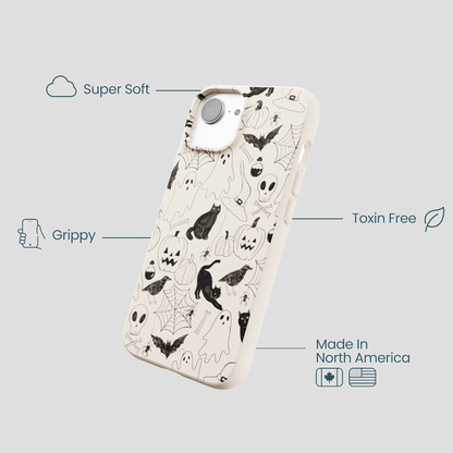 London Fog Sketchy Spirits iPhone 16e/17e Case