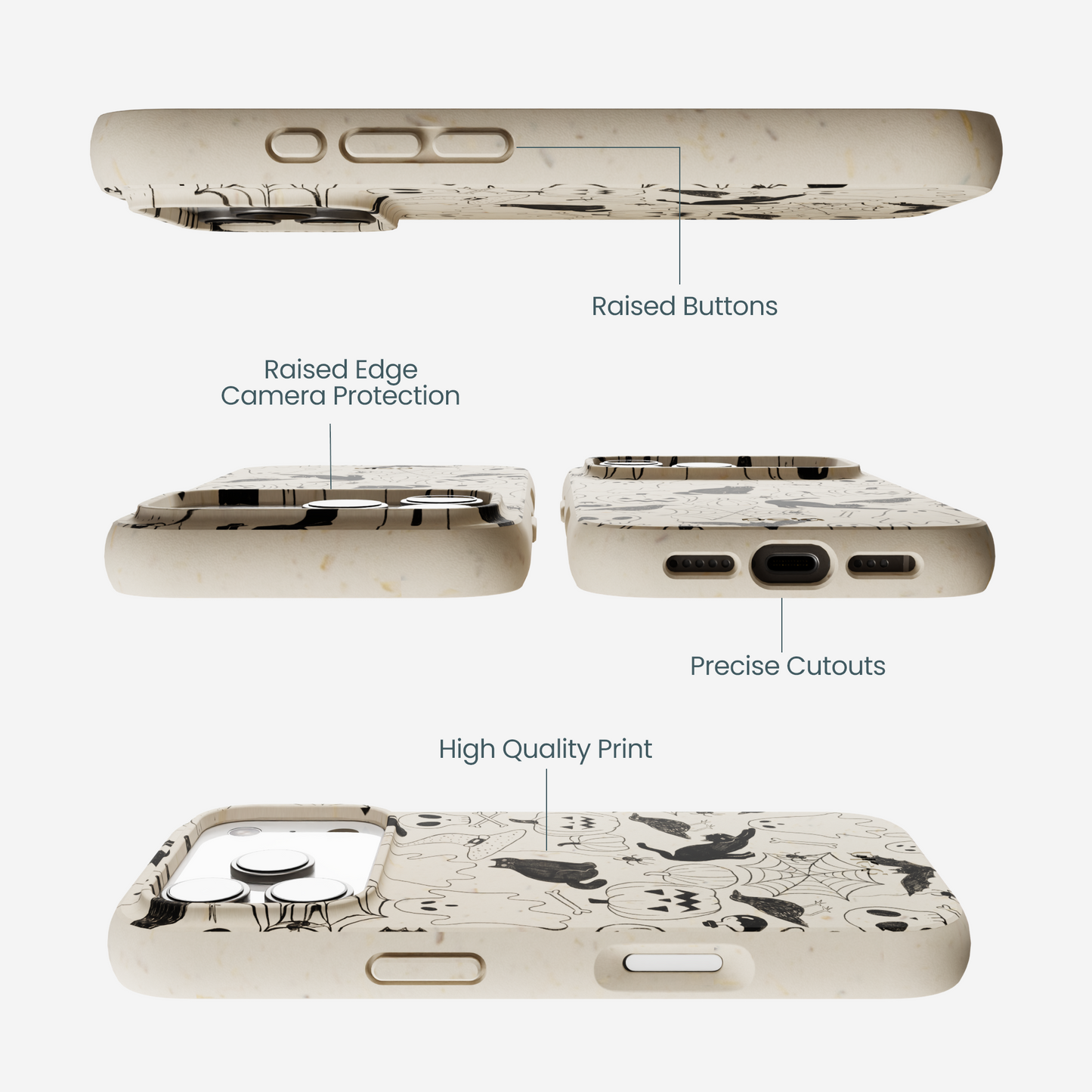 London Fog Sketchy Spirits iPhone 17 Pro Case