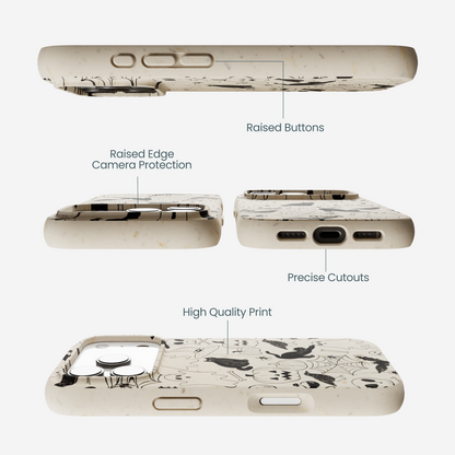 London Fog Sketchy Spirits iPhone 17 Pro Case