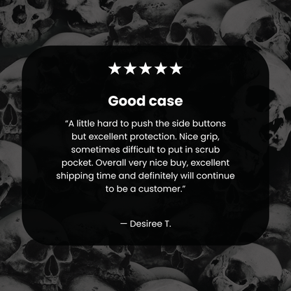 Black Skullyard iPhone Air Case