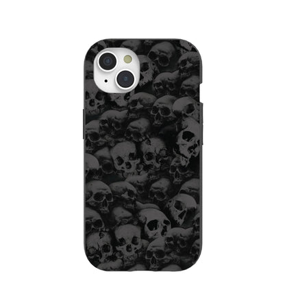 Black Skullyard iPhone 15 Case