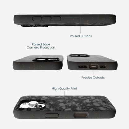 Black Skullyard iPhone 16 Pro Max Case